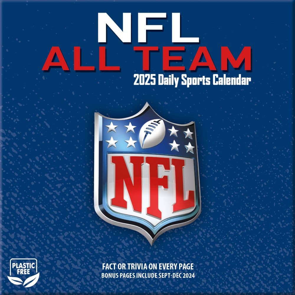 NFL All Team 2025 Desk Calendar Sixth Alternate Image