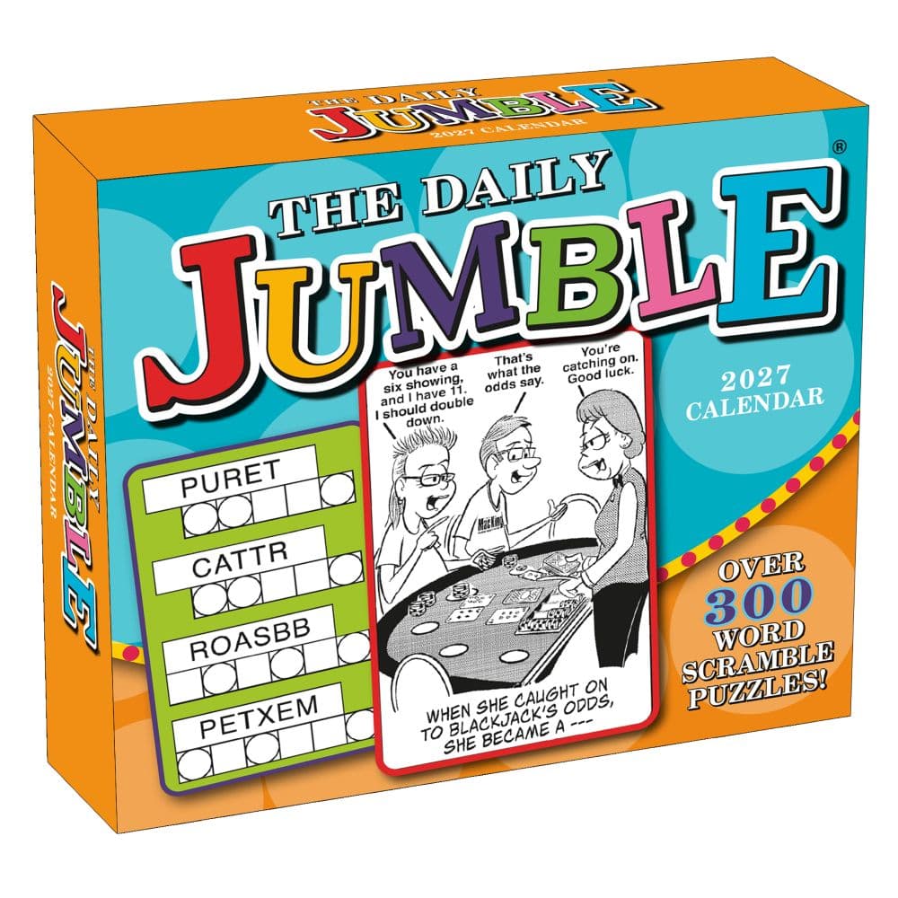Daily Jumble 2027 Desk Calendar Main Product Image
