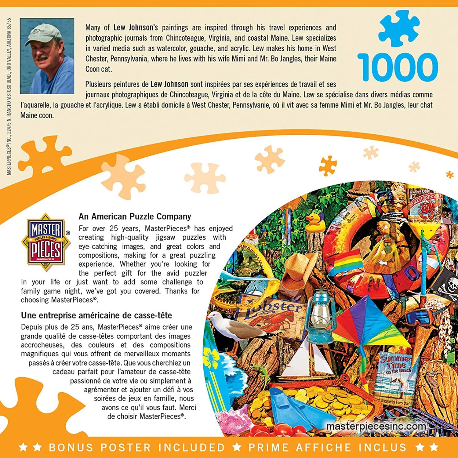 Beach Time Flea Market 1000 Piece Puzzle