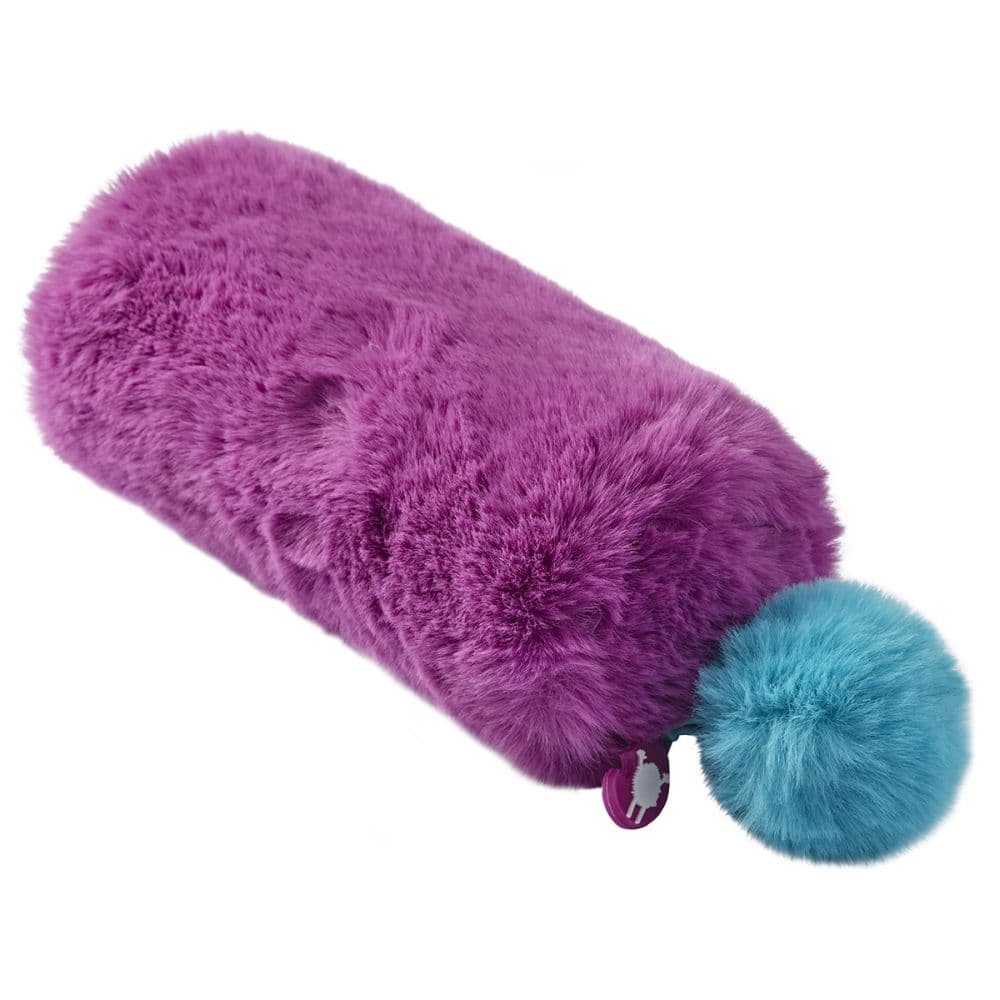 Fur Barrel Pencil Case (Purple Blue) Main Image