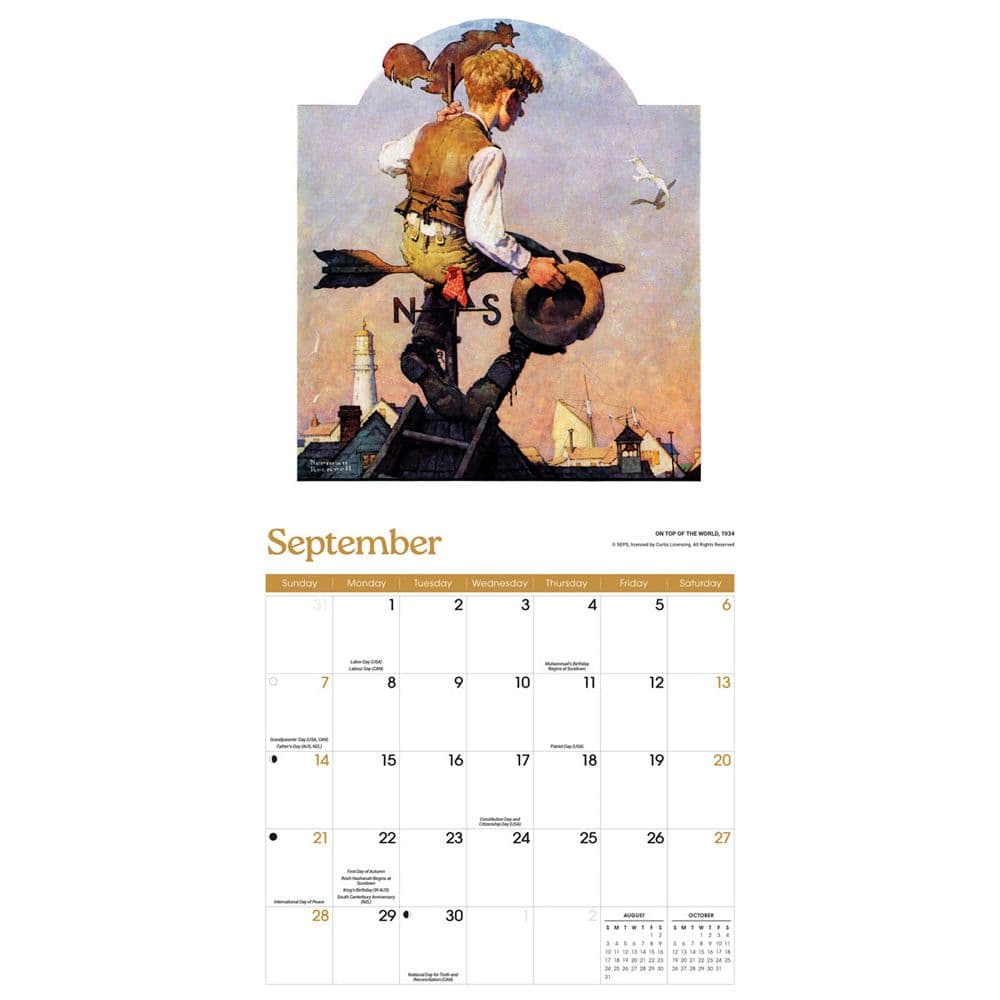 Rockwell 2025 Wall Calendar Fourth Alternate Image width="1000" height="1000"