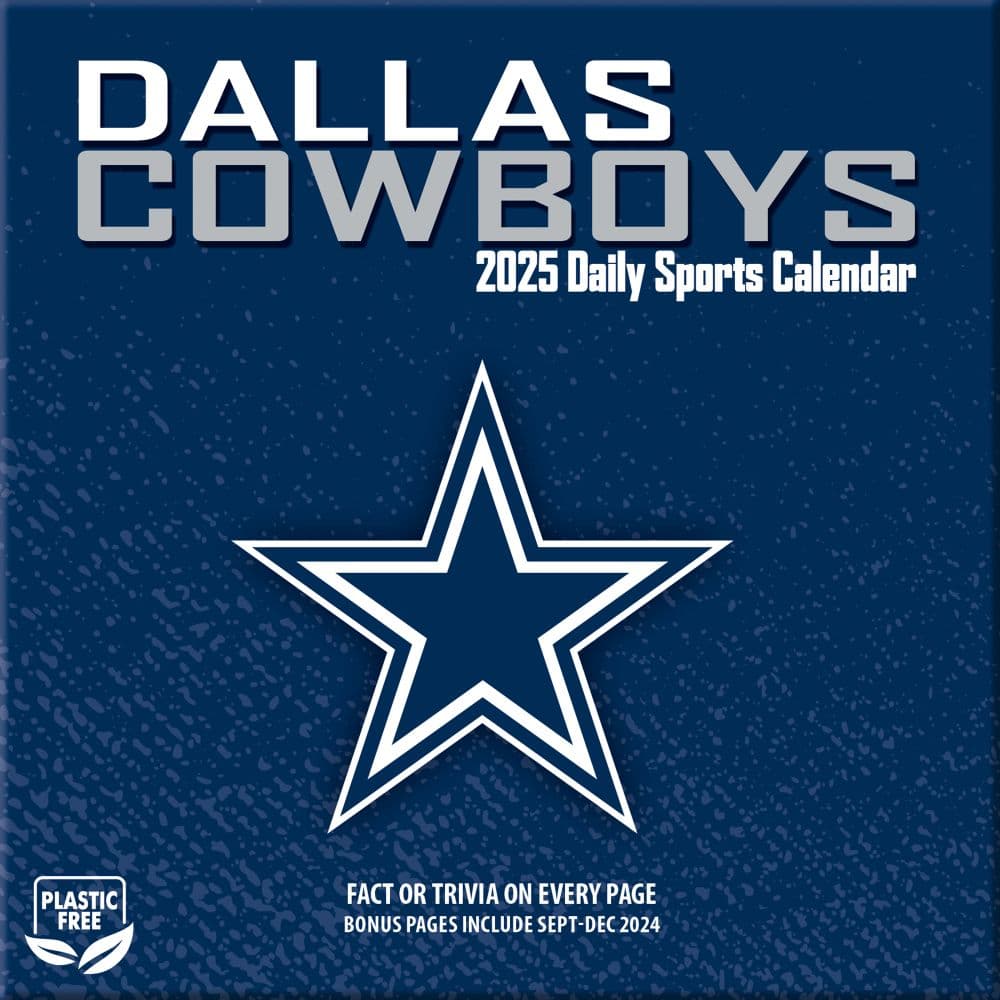 NFL Dallas Cowboys 2025 Desk Calendar Sixth Alternate Image