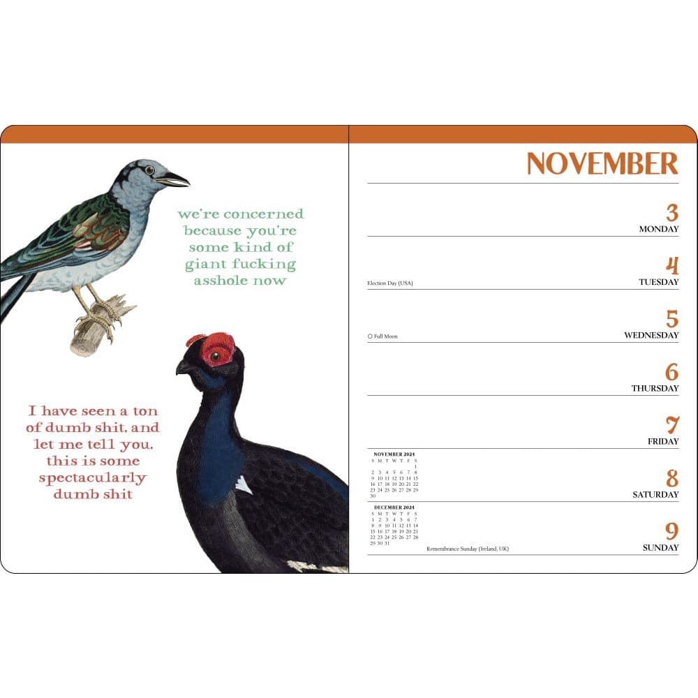 Effin Birds 2025 Planner Calendars com Effin Birds 2025 Planner Calendars com