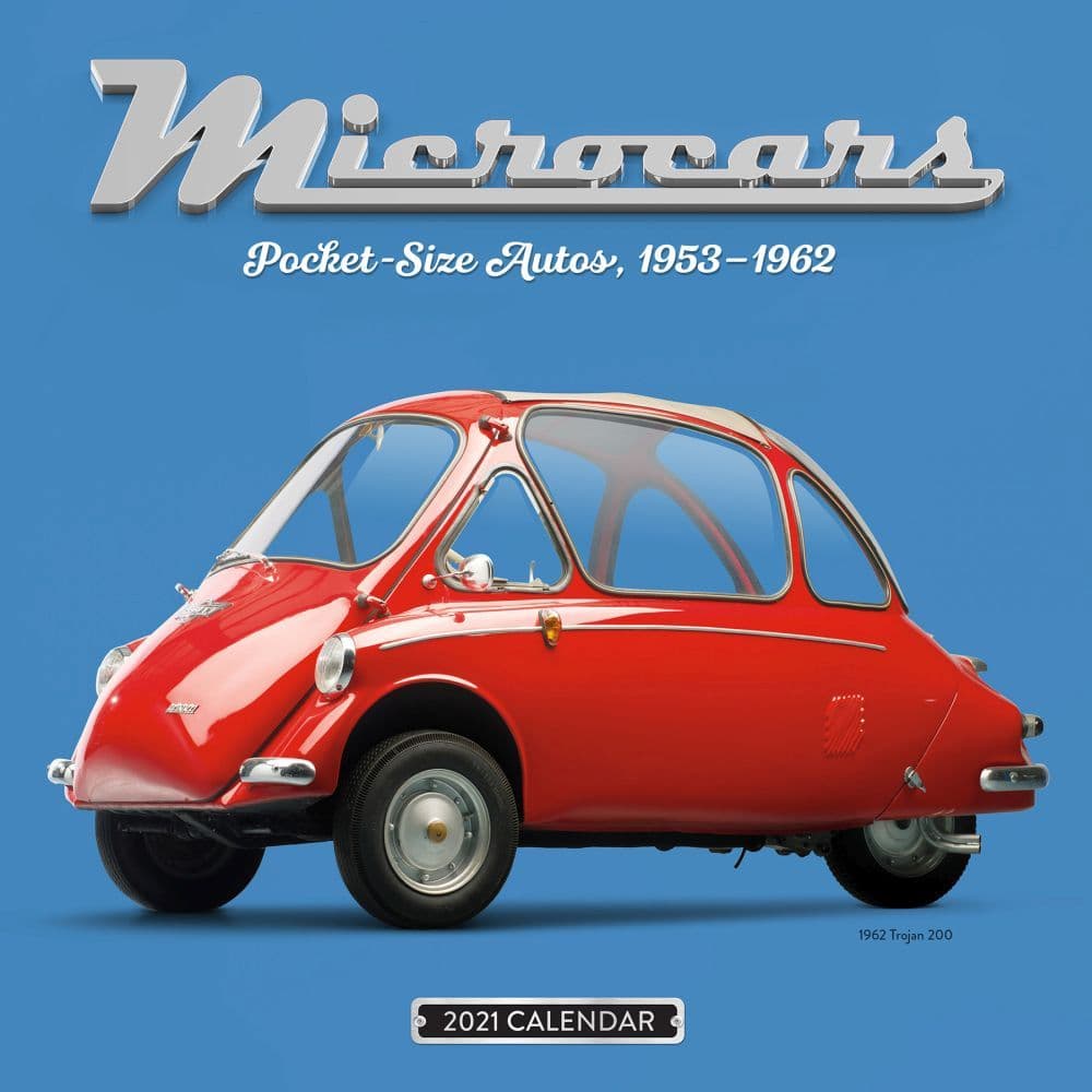 Microcars Wall Calendar
