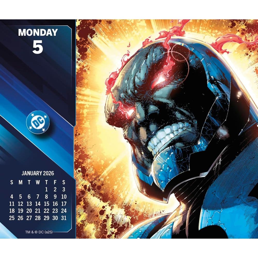 DC Comics 2026 Desk Calendar Third Alternate Image
