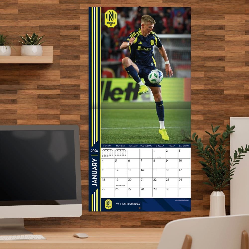 MLS Nashville SC 2026 Wall Calendar Fifth Alternate Image