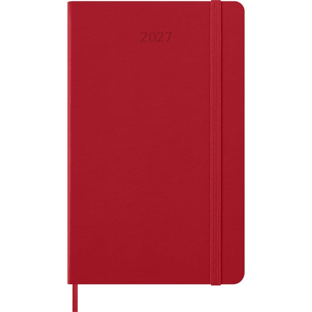 Moleskine Scarlet Red Large Hard Cover 2027 Weekly Planner Second  Alternate Image