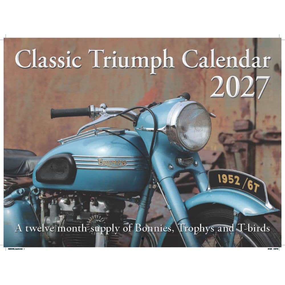 image Classic Triumph 2027 Wall Calendar