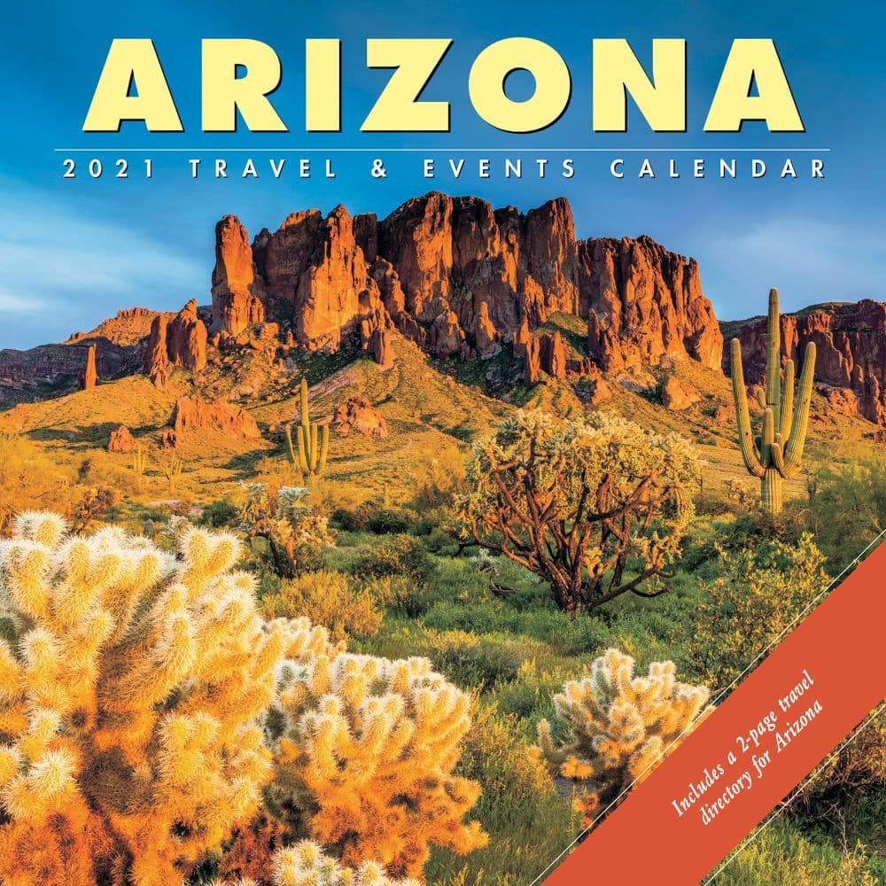 Arizona Travel & Events Wall Calendar