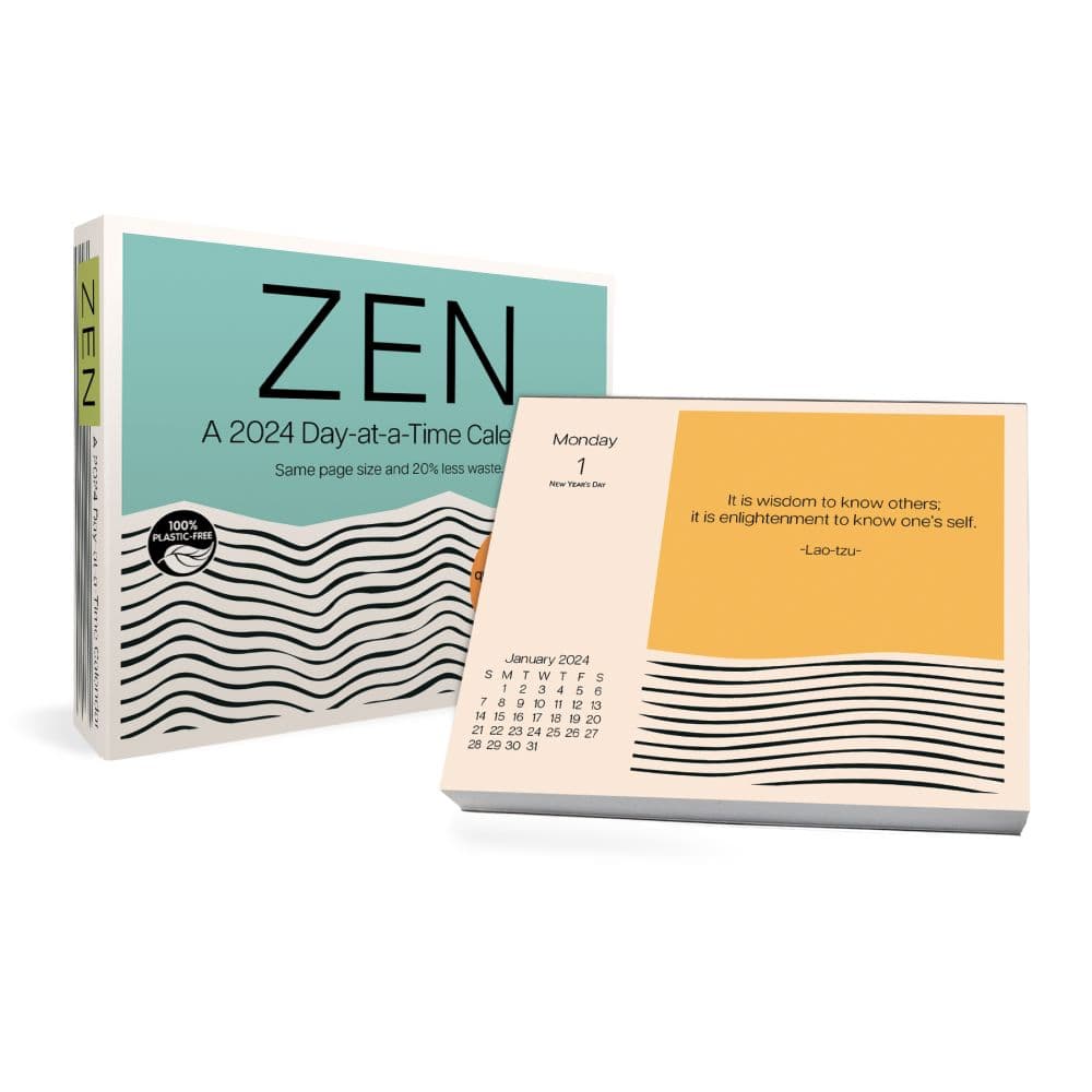 Zen 2024 Desk Calendar