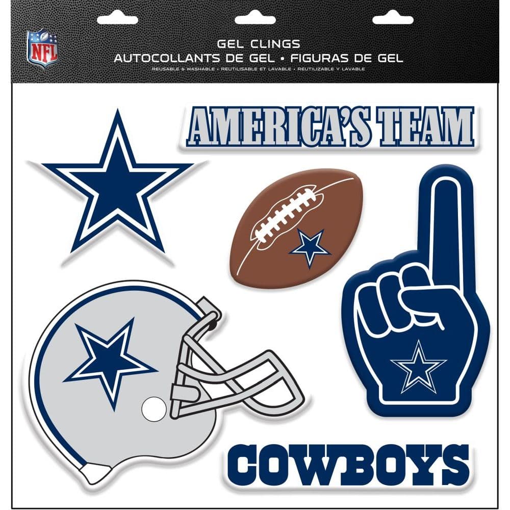 Nfl Dallas Cowboys Gel Clings Main Image