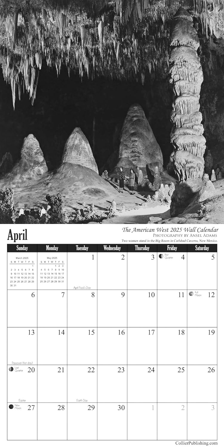 Ansel Adams 2025 Wall Calendar april