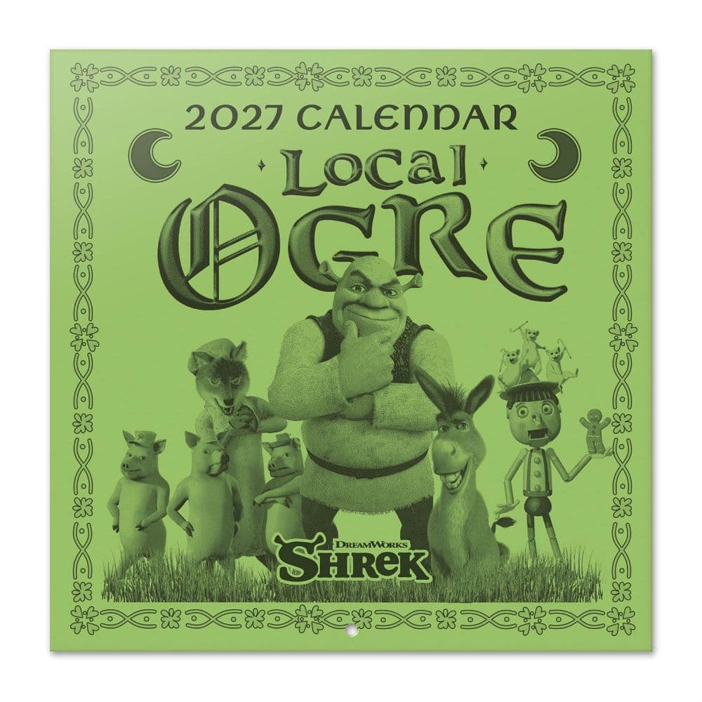 Shrek 2027 Wall Calendar Main Product Image