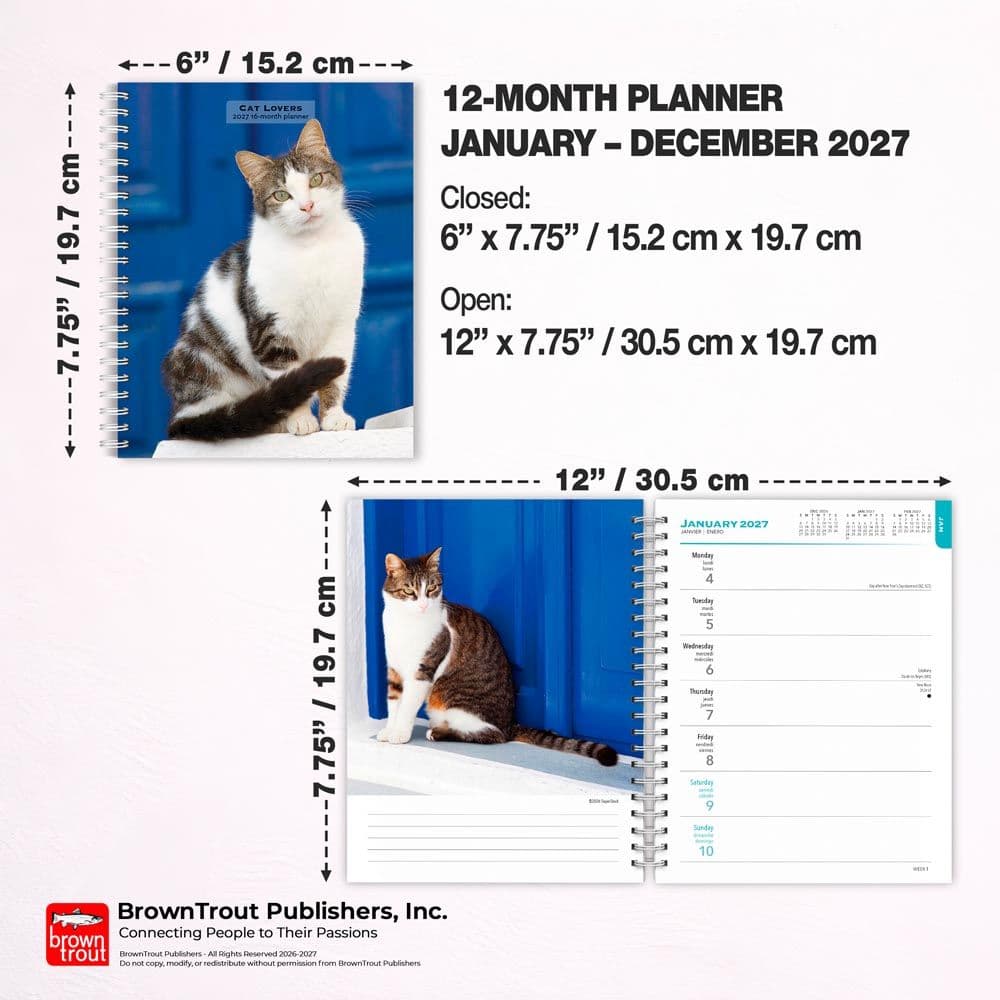 Cat Lovers 2027 Engagement Planner Sixth Alternate Image