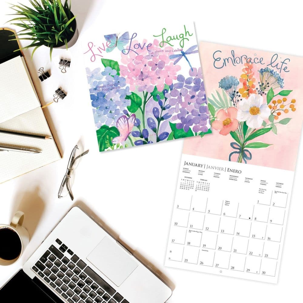 Live Love Laugh 2027 Mini Wall Calendar Third Alternate Image