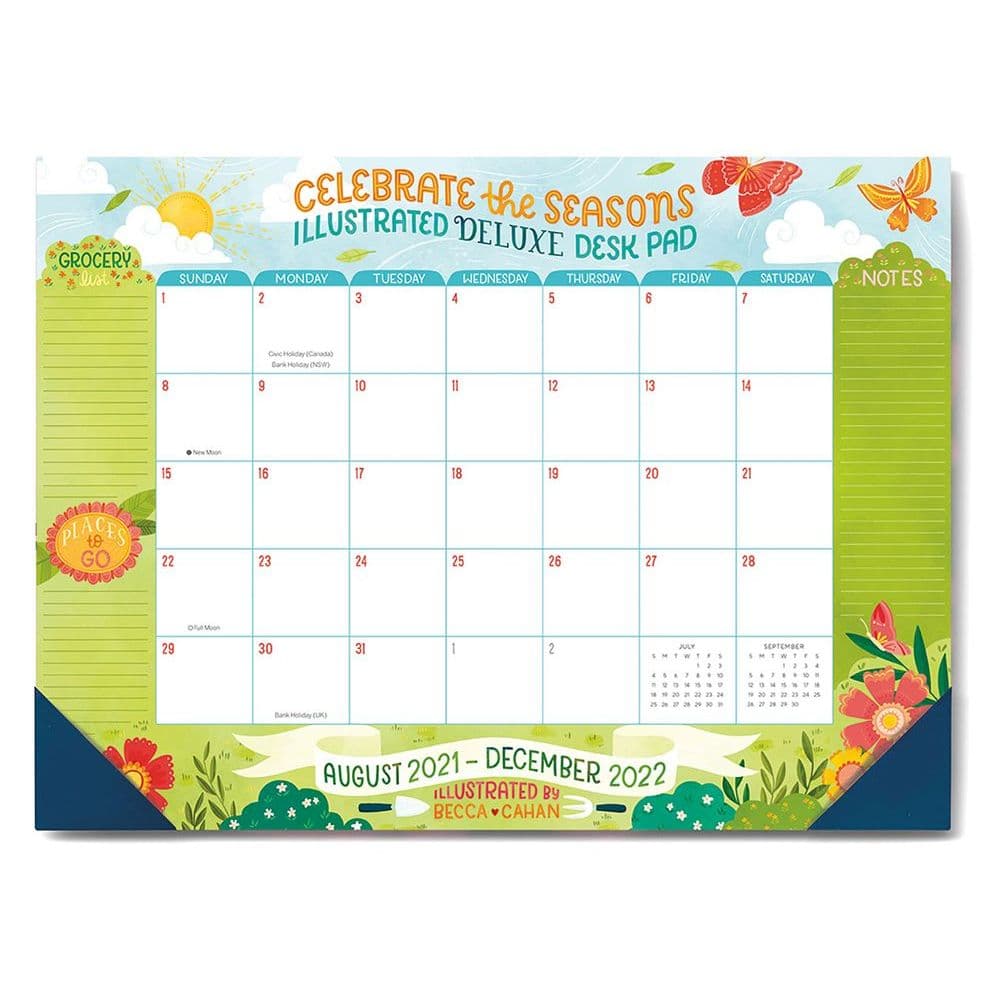 Celebrate The Seasons Deluxe High Note 2022 Desk Pad