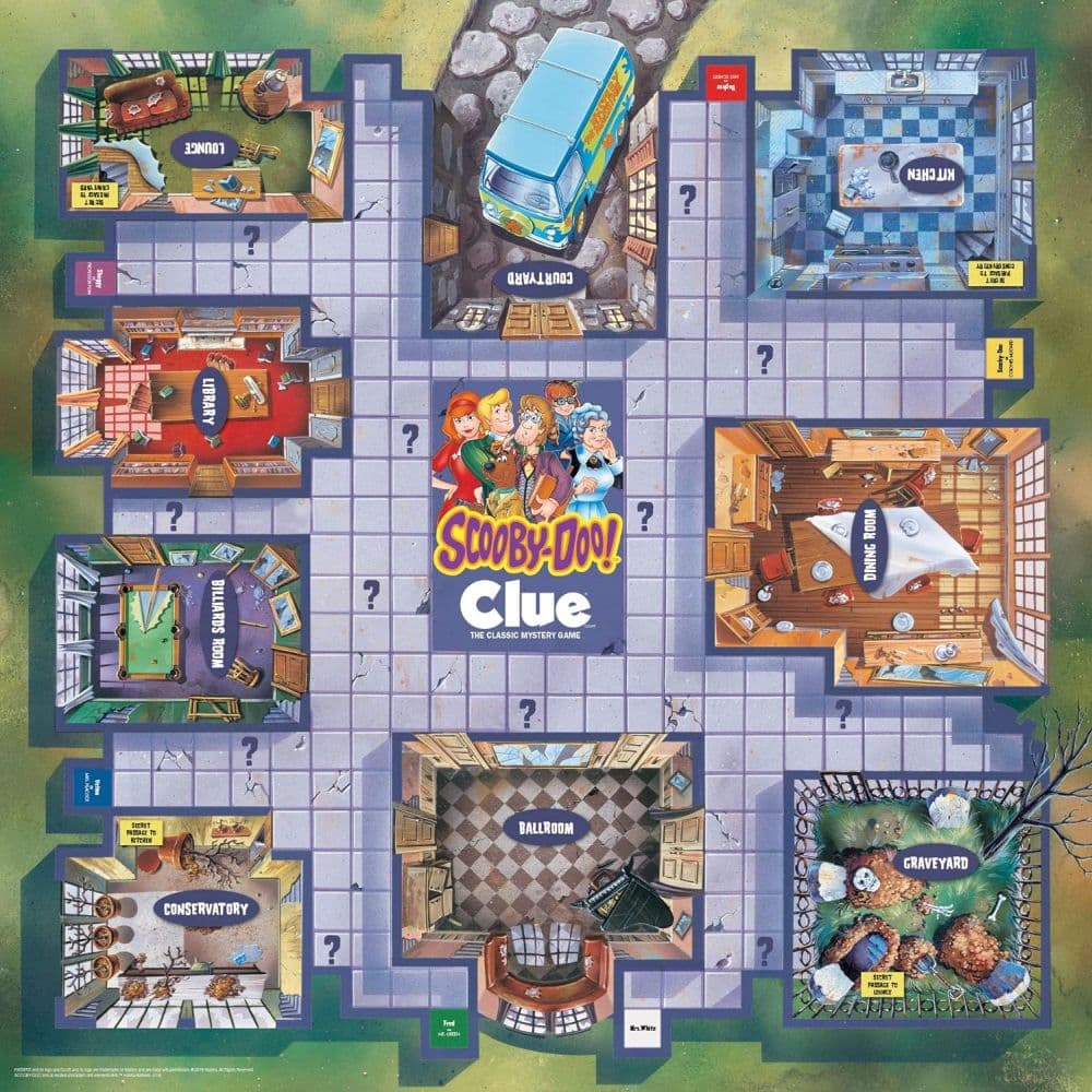 Scooby Doo Clue Board Game Third Alternate Image