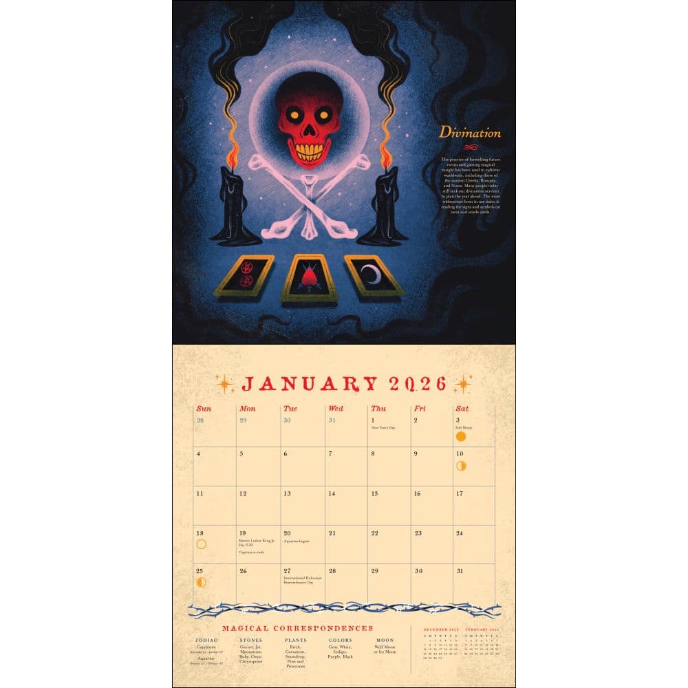 Seasons of the Witch 2026 Wall Calendar Second Alternate Image