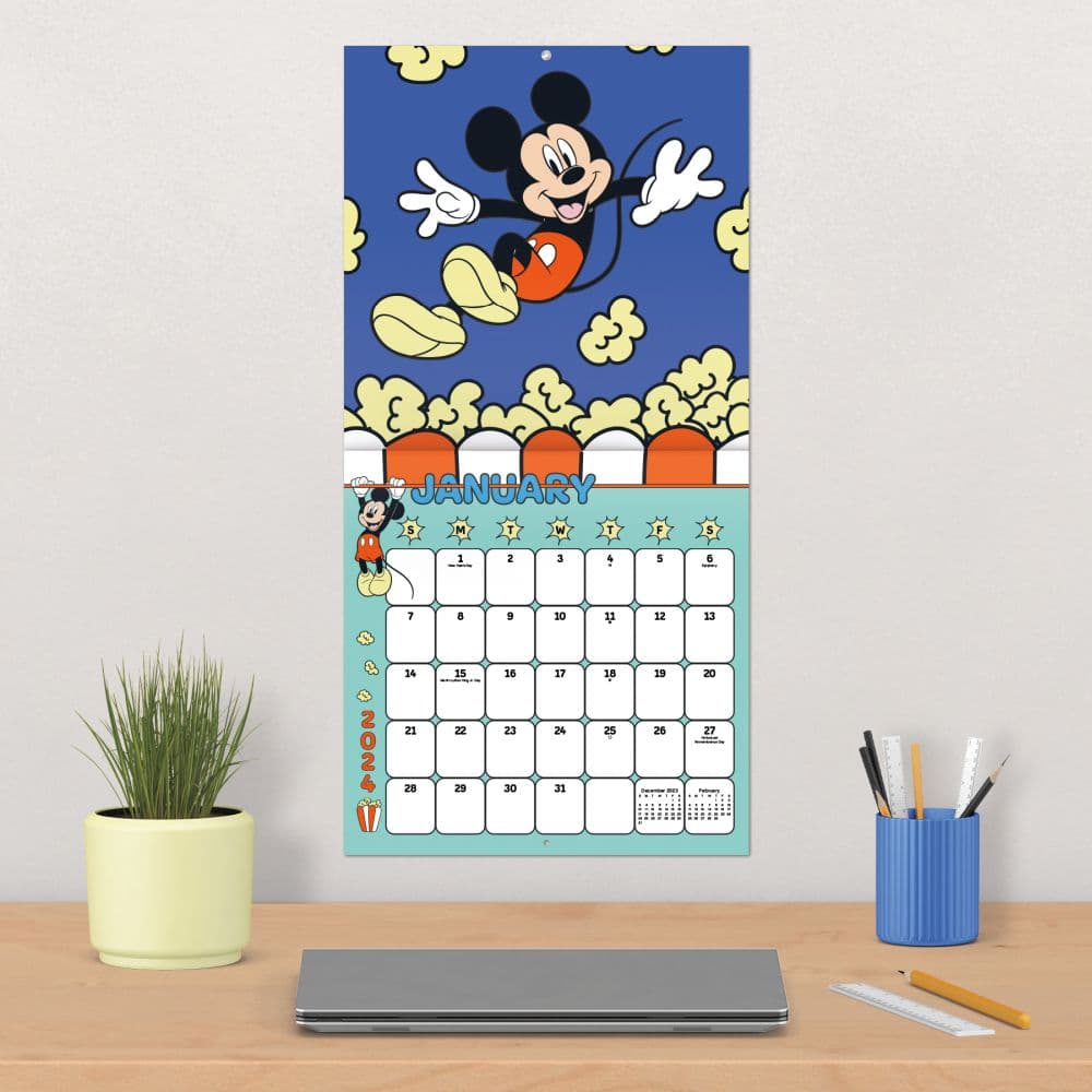 Mickey Mouse Exclusive with Print 2024 Wall Calendar