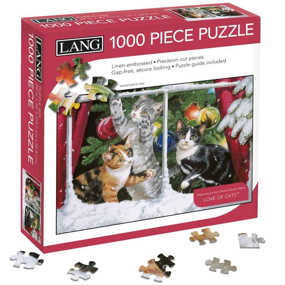 Kitten Christmas 1000 Piece Puzzle Third Alternate Image