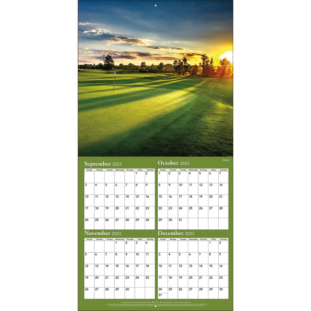 Golf Courses 2024 Mini Wall Calendar Third Alternate Image width=&quot;1000&quot; height=&quot;1000&quot;
