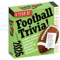 image Football Trivia 2026 Desk Calendar Main Product Image