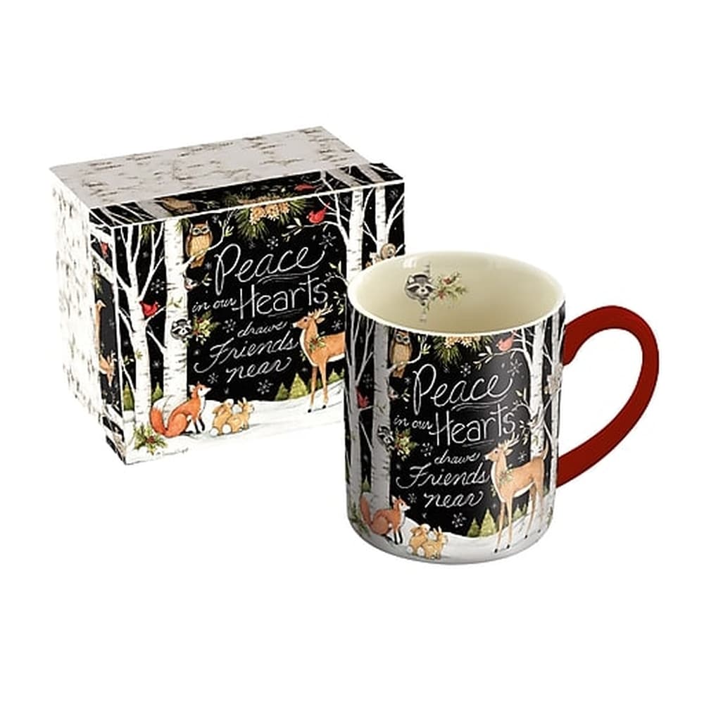 Peace in Our Hearts 14oz Mug by Susan Winget