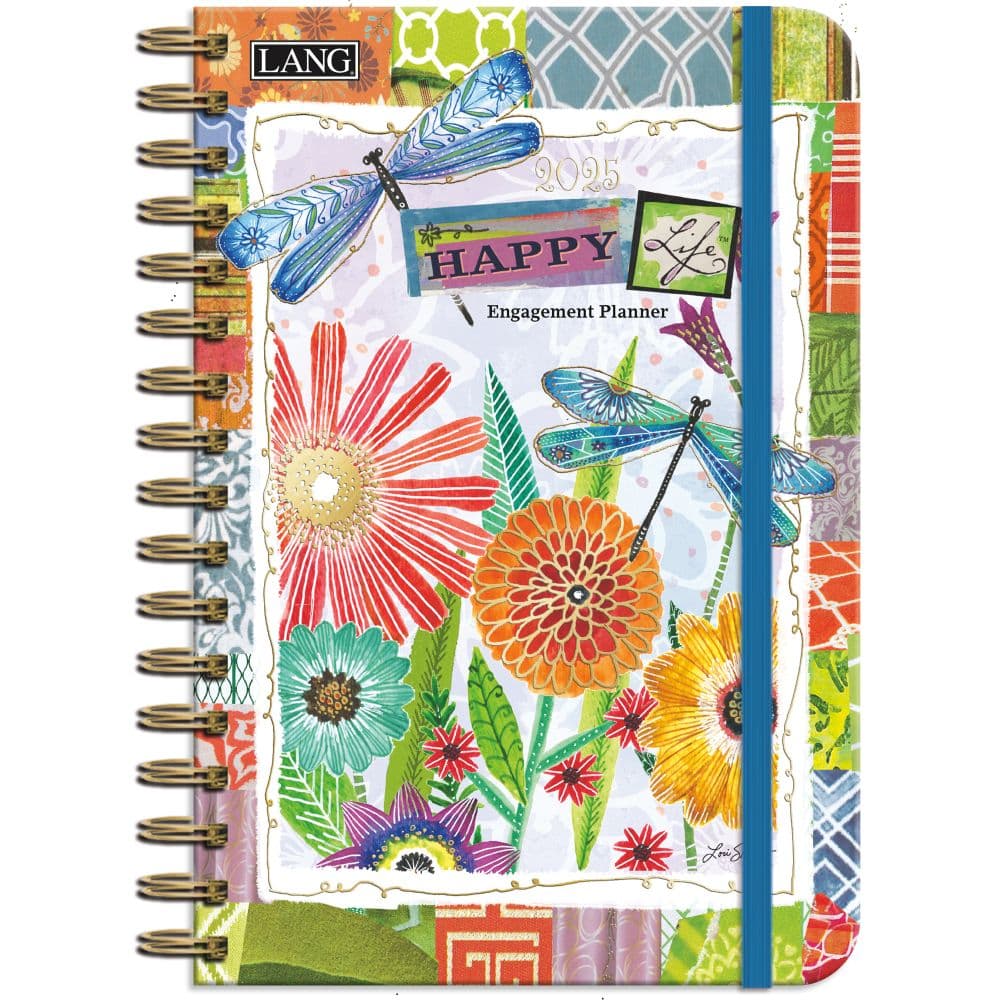 Happy Life by Lori Siebert 2025 Spiral Engagement Planner