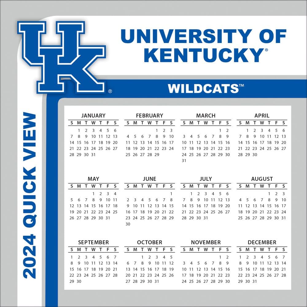 Kentucky Wildcats 2024 Desk Calendar Fourth Alternate Image width=&quot;1000&quot; height=&quot;1000&quot;
