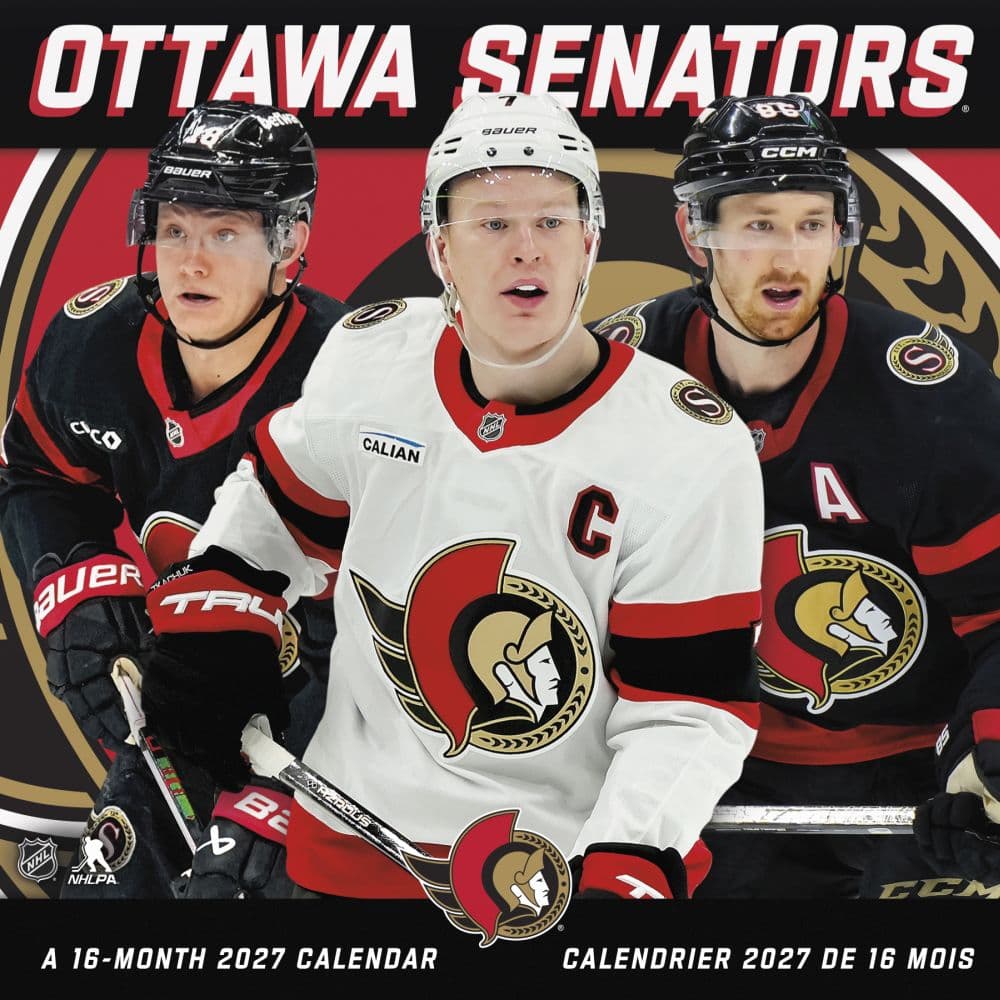 image Ottawa Senators Bilingual French 2027 Wall Calendar Main Product Image