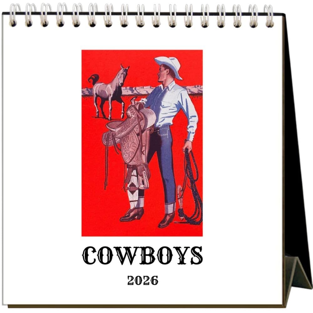 Cowboys 2026 Easel Desk Calendar Main Product Image