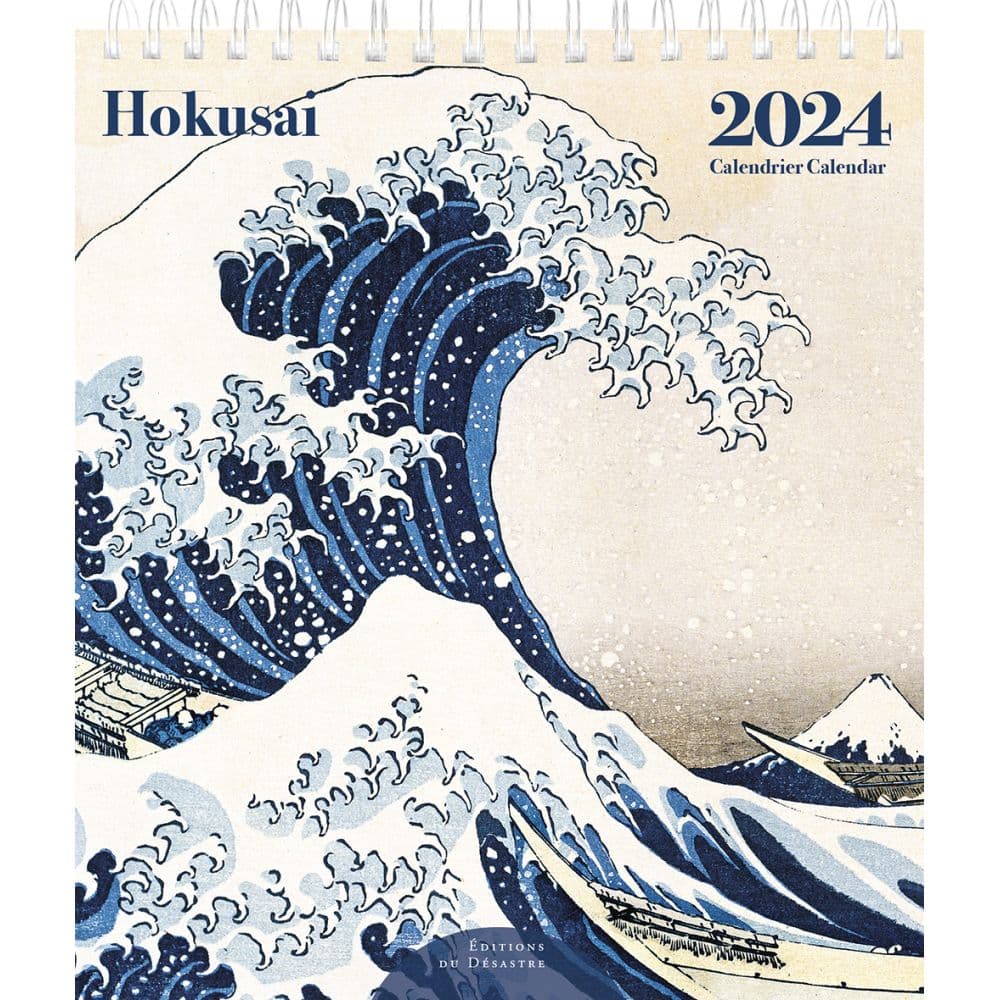 Hokusai Desk Calendar 2024 Desk Calendar