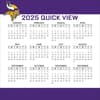 image NFL Minnesota Vikings 2025 Desk Calendar Fourth Alternate Image width=&quot;1000&quot; height=&quot;1000&quot;