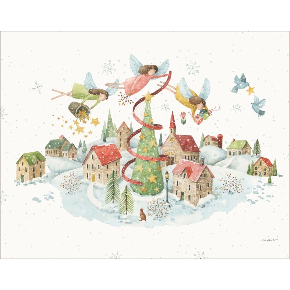 Snow Angels Boxed Christmas Cards by Lisa Audit First Alternate Image