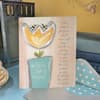 image Single Tulip and Lettering Friendship Card