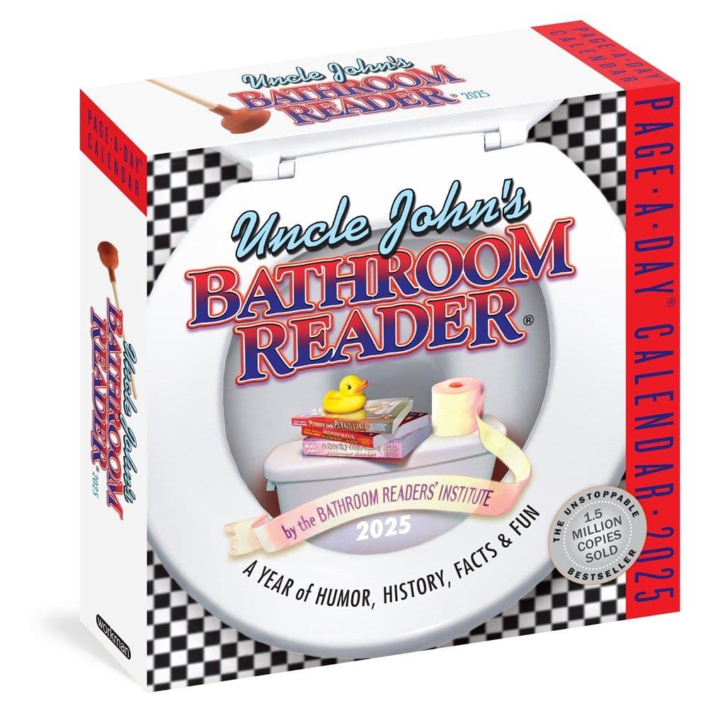 Bathroom Reader 2025 Desk Calendar Main Image