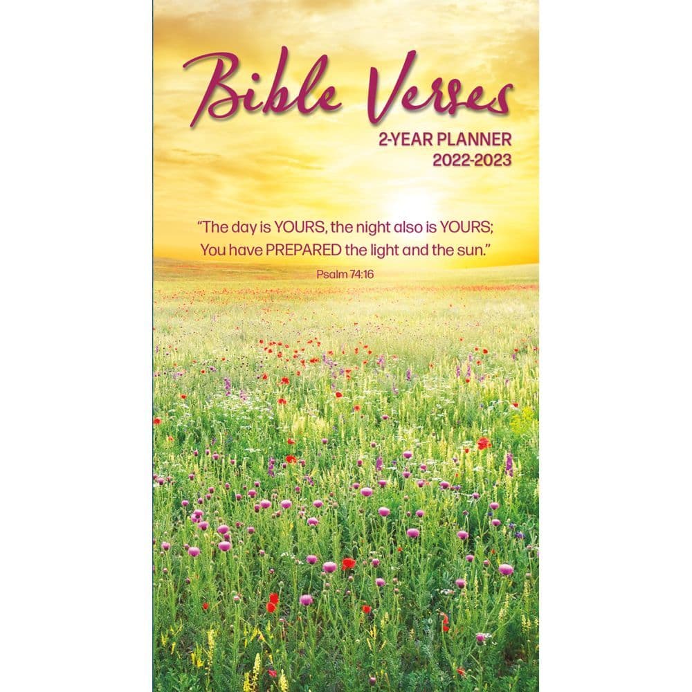 Bible Verses 2022 Two Year Planner - Calendars.com