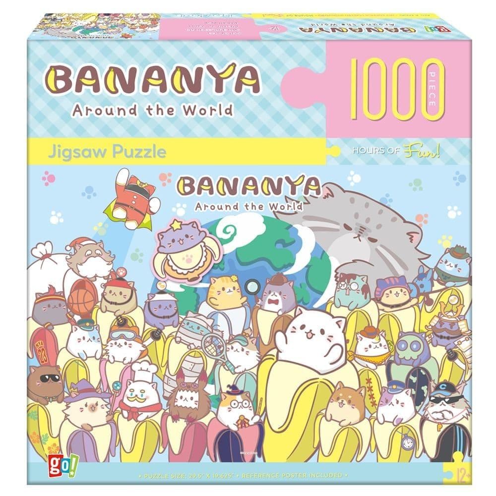 Bananya World 1000 Piece Puzzle Main Product Image