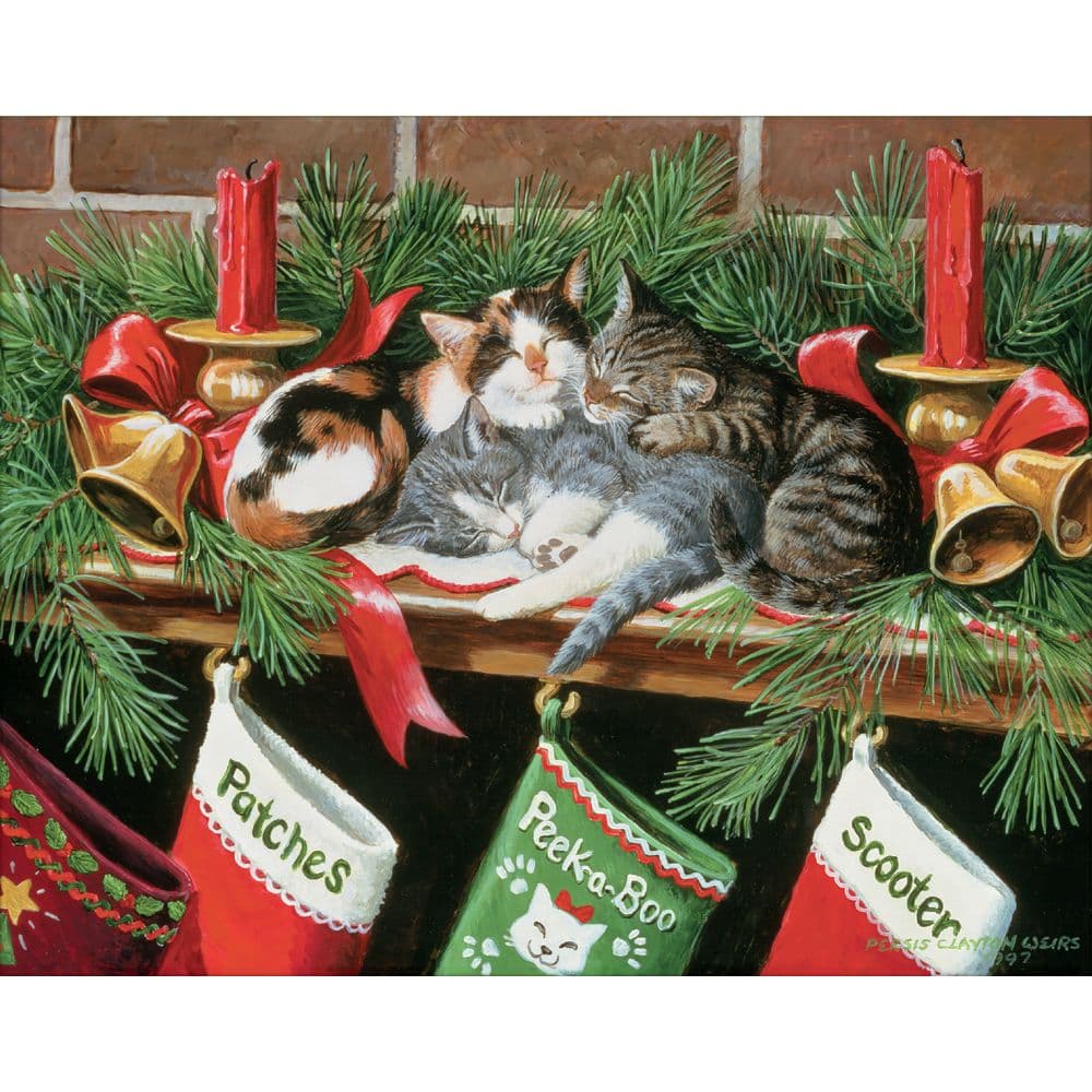 Waiting For Santa Boxed Christmas Cards First Alternate Image