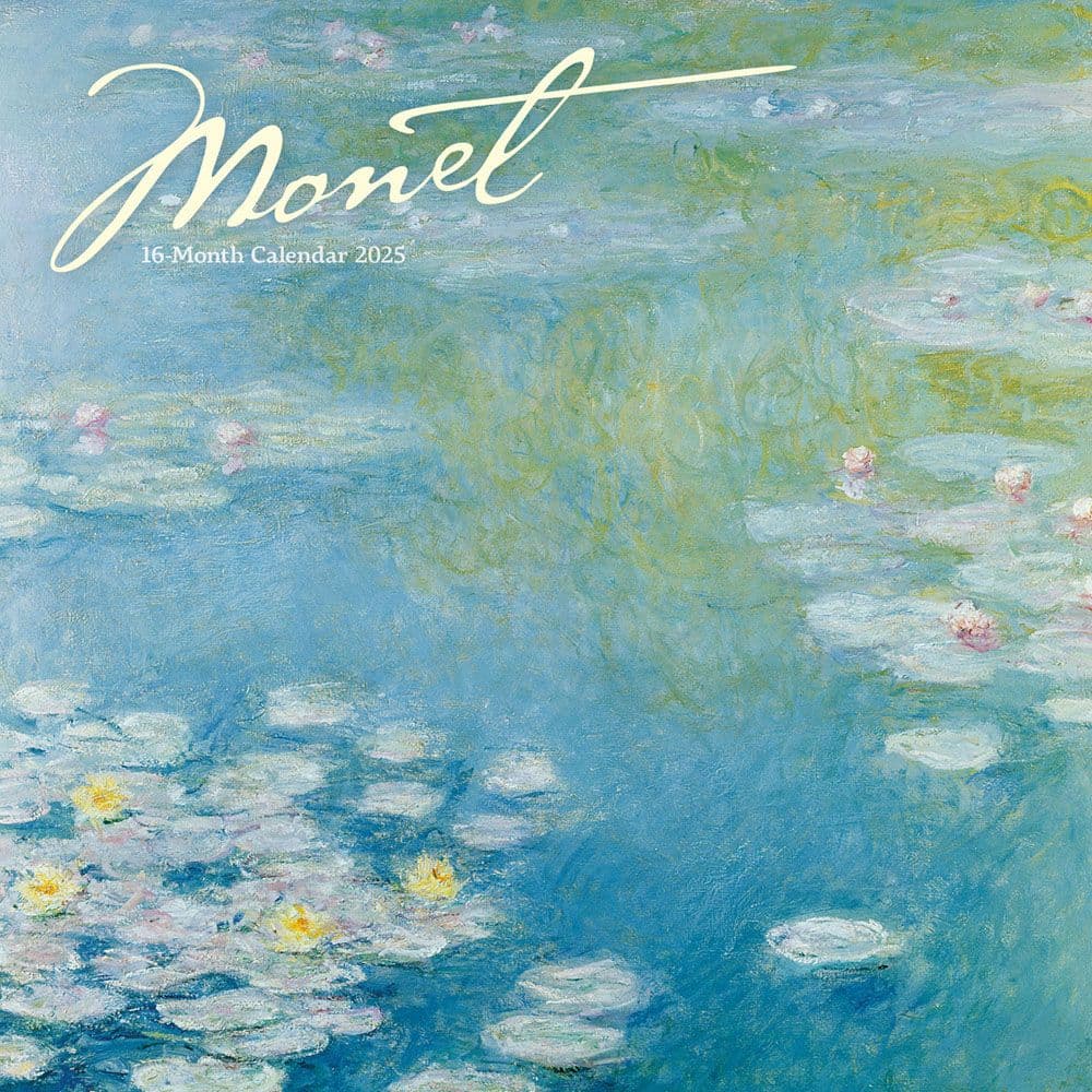 image Monet 2025 Wall Calendar Main Image