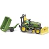 image John Deere Lawn Tractor with Trailer and Figure