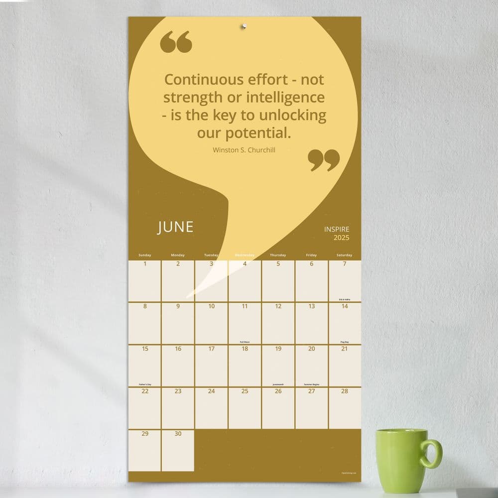 Inspire 2025 Wall Calendar Third  Alternate Image