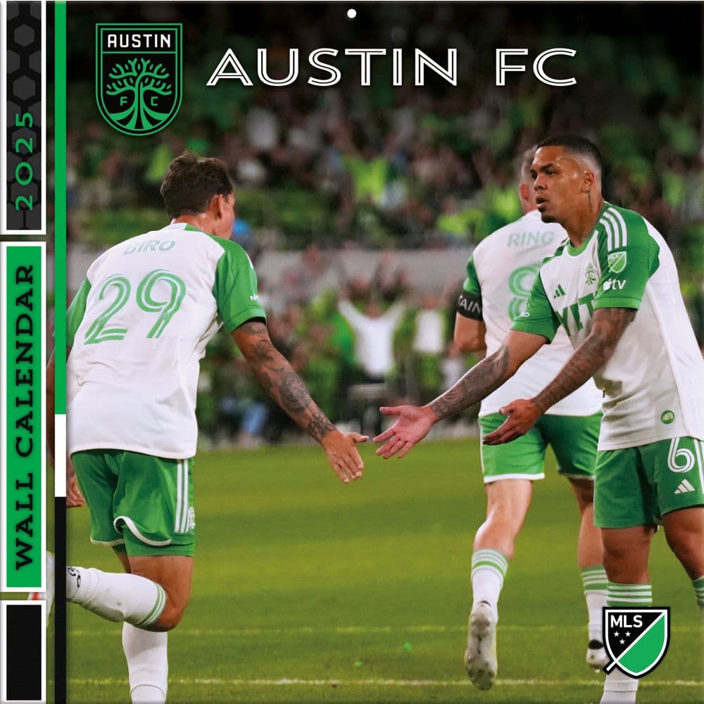 MLS Austin FC 2025 Wall Calendar Main Image