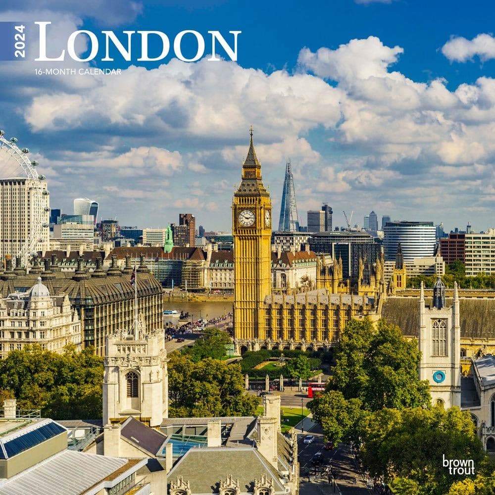 London 2025 Wall Calendar