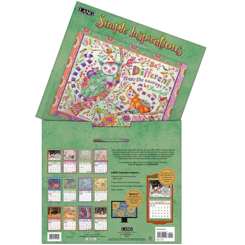 Simple Inspirations 2027 Wall Calendar by Debi Hron Fourth Alternate Image