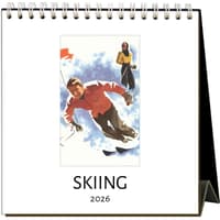 image Skiing 2026 Easel Desk Calendar Main Product image
