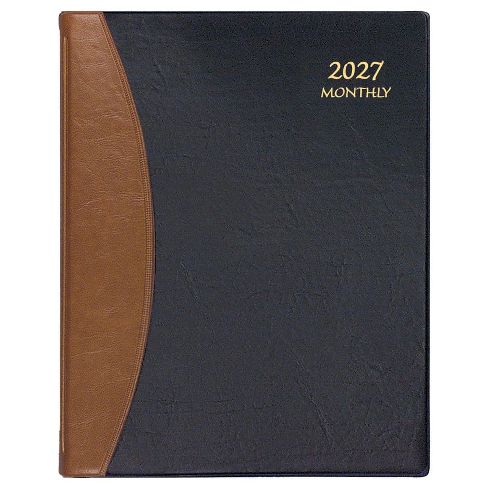 Black Tan Carriage Monthly 2027 Planner