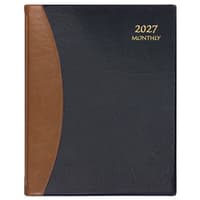 image Black Tan Carriage Monthly 2027 Planner Main Product Image