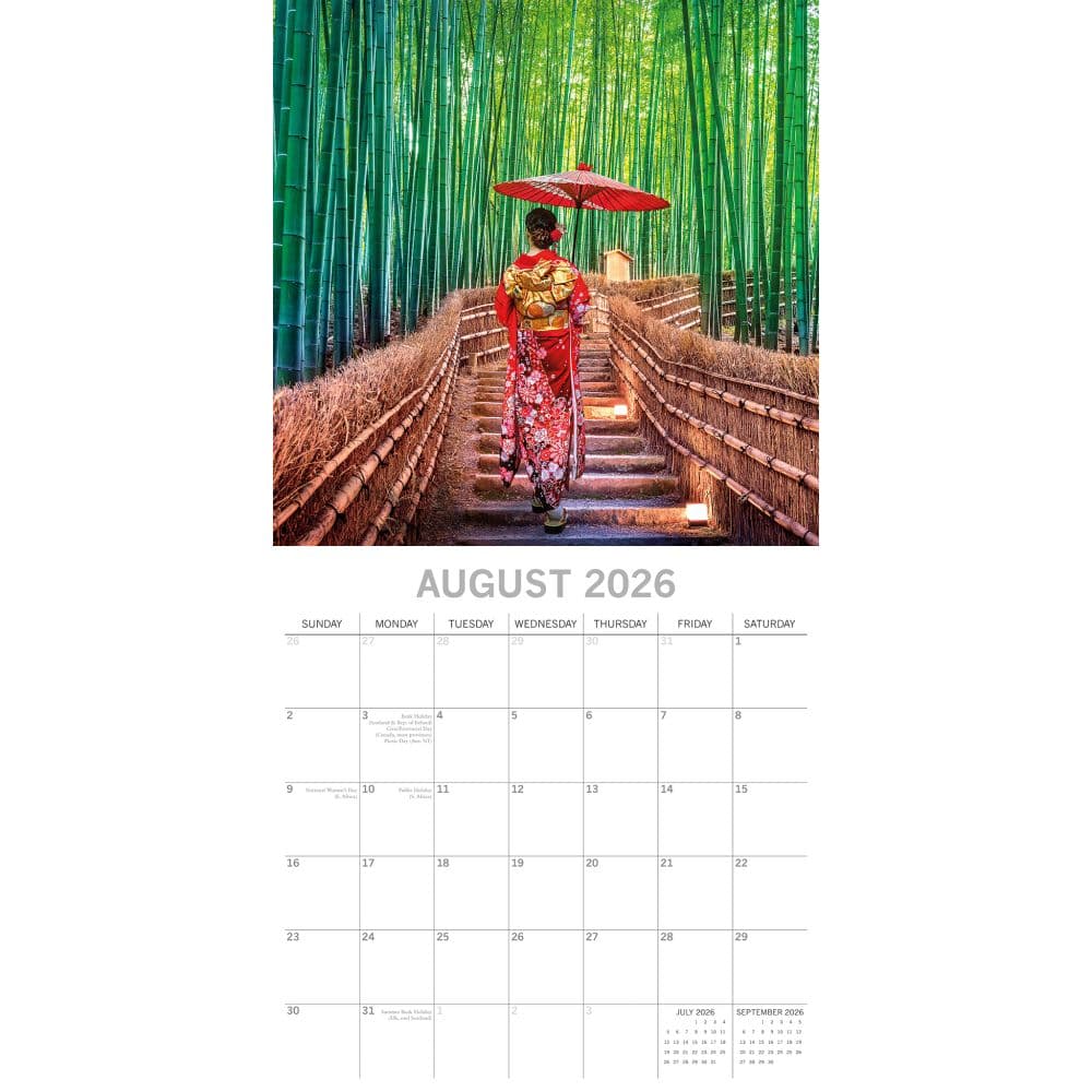 Japan 2026 Wall Calendar Third Alternate Image