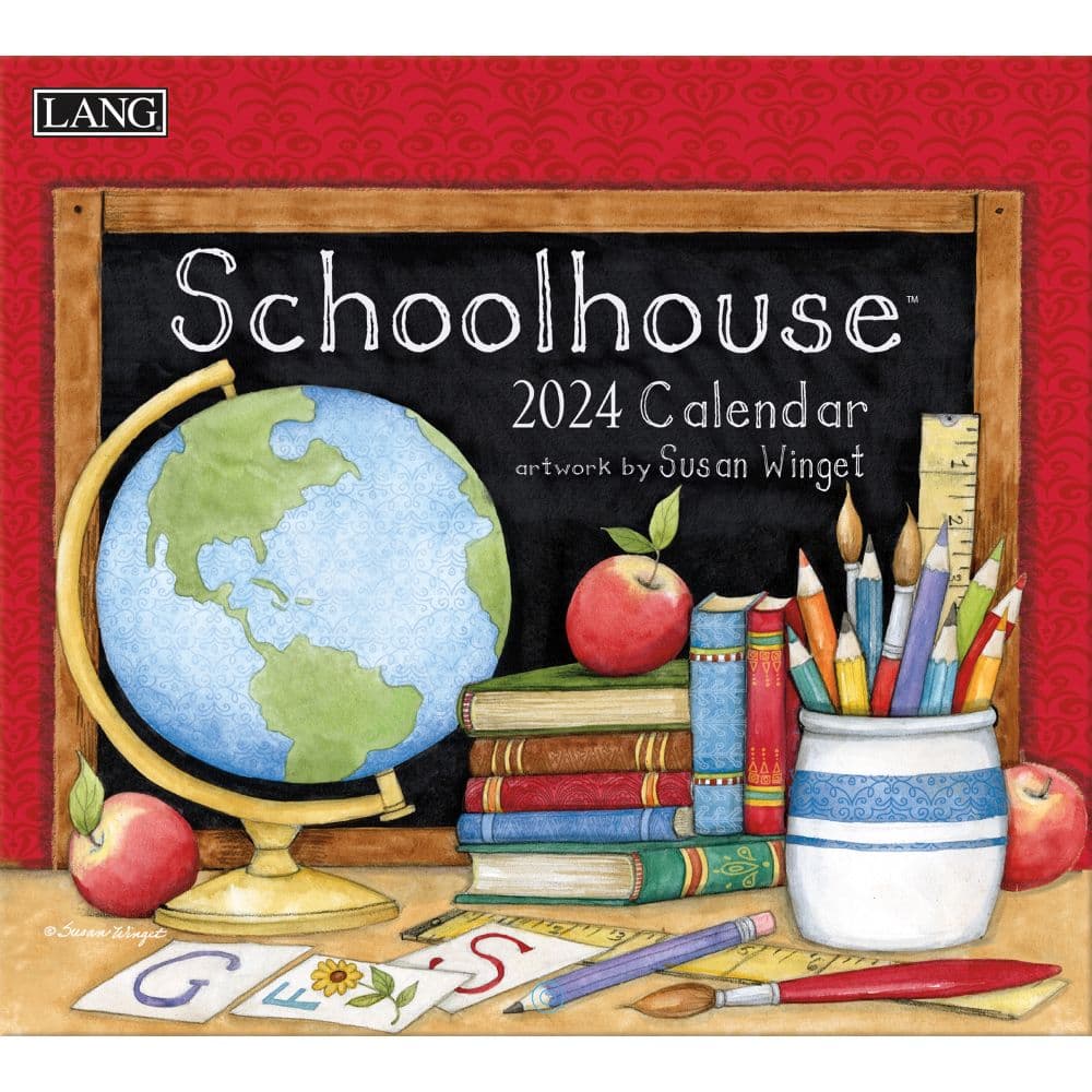 Schoolhouse 2024 Wall Calendar Main Image